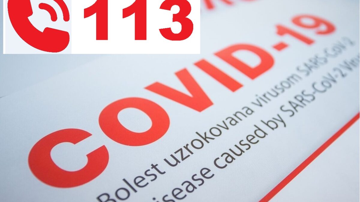 113 – Novi pozivni centar za sva pitanja vezana uz koronavirus