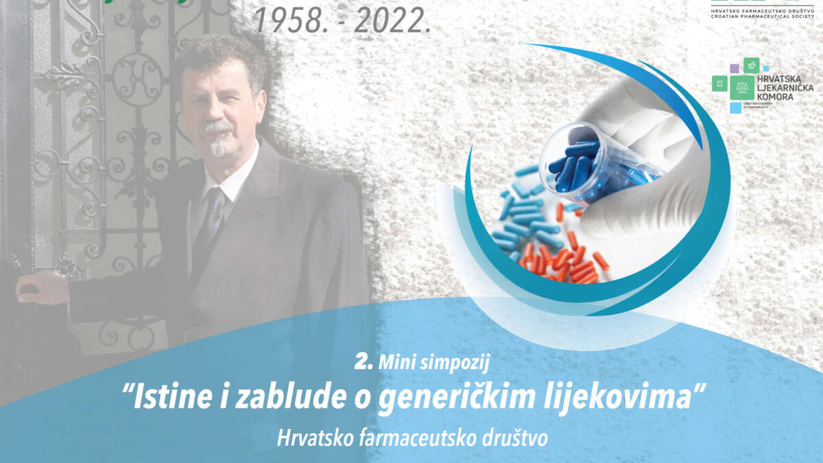 2. mini simpozij “Dan sjećanja na Darka Takača” – “Istine i zablude o generičkim lijekovima”, petak, 20. rujna 2024. u predavaoni HFD-a