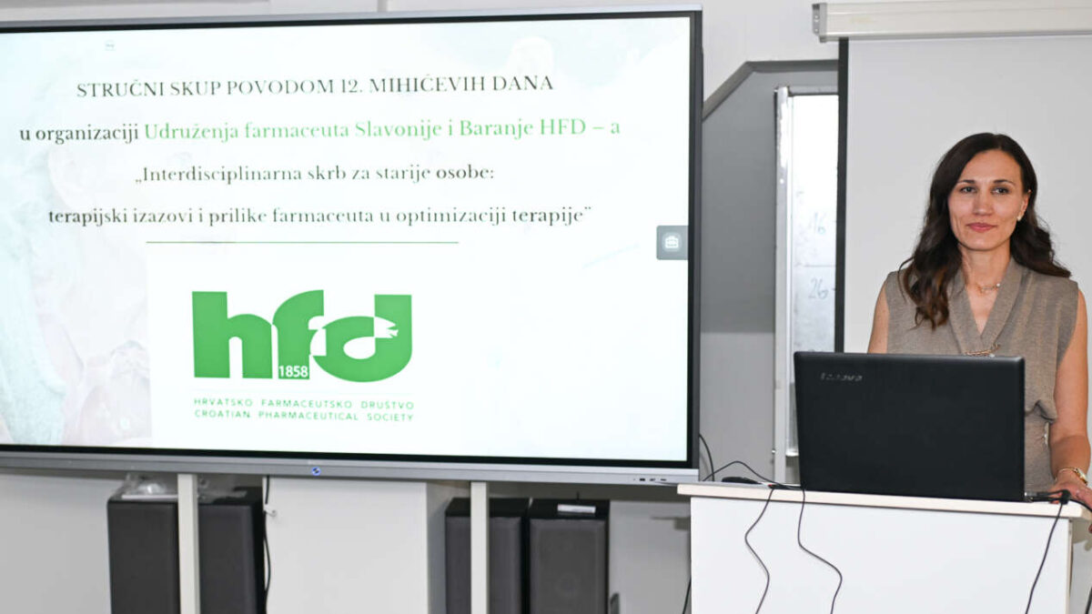Interdisciplinarna skrb za starije osobe – terapijski izazovi i prilike farmaceuta u optimizaciji terapije – 12. Mihićevi dani, Slavonski Brod, 7. studenoga 2025.